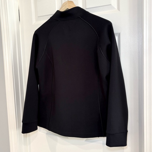 32 Degrees Heat Black Full Zip Mock Neck Jacket with 2 Zip Pockets Women Size L - Picture 8 of 14